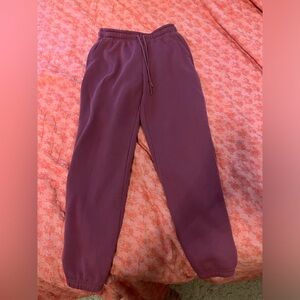 Purple jolyn sweatpants